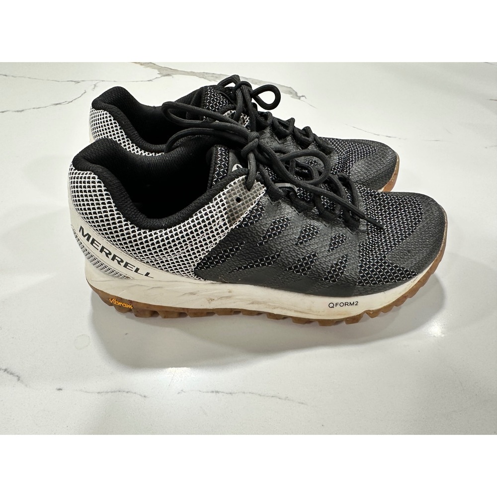 Merrell Antora 2 Womens Black White Trail Running Shoes J067090 Size 8